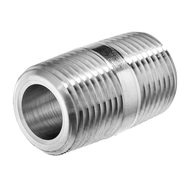 Usa Industrials Pipe Fitting - 316SS - Instrumentation - Close Nipple - 1/2" MNPT ZUSA-PF-4573 - main